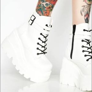 ‼️SOLD‼️DollsKill ~ Demonia Pure Technopagan Boots